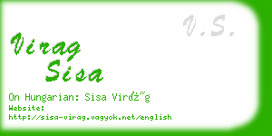 virag sisa business card